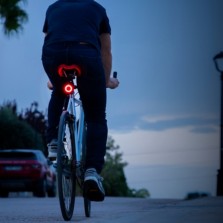Luz led traseira para bicicleta